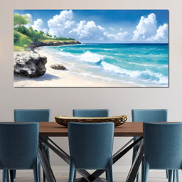 Tranquil Shores Escape - NicheCanvas
