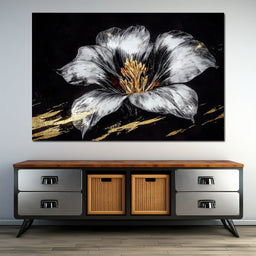 Golden Bloom Harmony Bliss - NicheCanvas