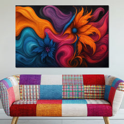 Colorstorm Swirls - TooplesArt - NicheCanvas