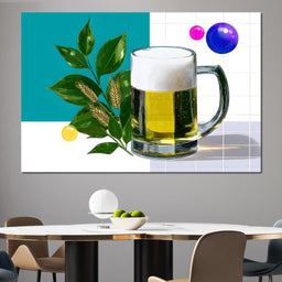 Golden Ale Oasis Harmony - NicheCanvas