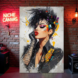 Rebel Glamour Explosion - NicheCanvas