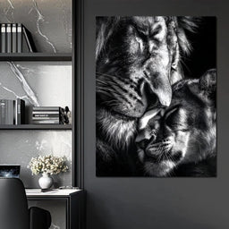 Lion's Bond - NicheCanvas