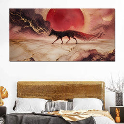 Gold Vein Fox Spirit - NicheCanvas