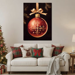 Classic Christmas Bauble Charm - NicheCanvas
