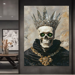 Regal Sovereign of Shadows - Raven Blackwood - NicheCanvas