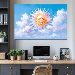 Celestial Smile - NicheCanvas