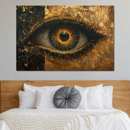 Golden Glimpse Into the Soul - NicheCanvas