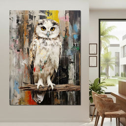 Owls Mystic Gaze - NicheCanvas