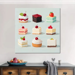 Sweet Slice Delight Tableau - NicheCanvas