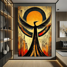 Radiant Wings of Dawn - NicheCanvas