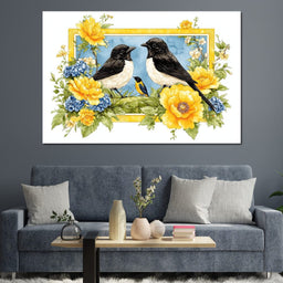 Chorus of Vibrant Blooms - NicheCanvas