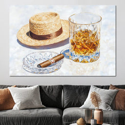 Sunlit Cuban Leisure - NicheCanvas