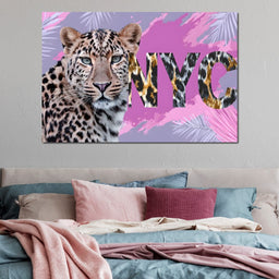 Leopard Queen NYC Neon Rush - NicheCanvas