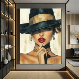 Timeless Allure Portrait Muse - NicheCanvas