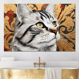 Regal Feline Elegance Captured - NicheCanvas