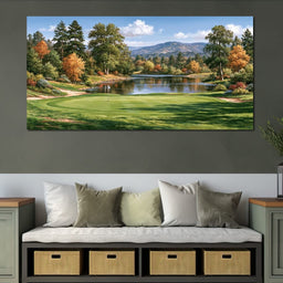 Quiet Morning At The Hidden Fairway - NicheCanvas