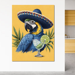 Parrot Margarita Fiesta Tropical - NicheCanvas
