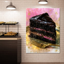 Decadent Slice Of Midnight - NicheCanvas