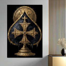 Gilded Faith Of The Spades - NicheCanvas