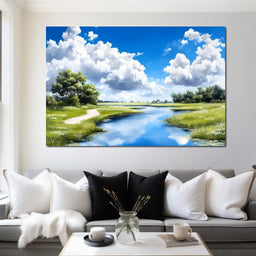 Reflective Tranquil Daydream - NicheCanvas