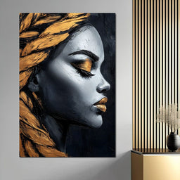 Golden Reflections Elegance - NicheCanvas