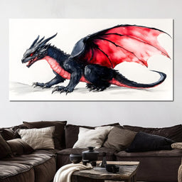 Majestic Dragon Wings - NicheCanvas