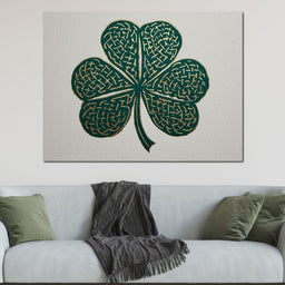 Clover Gold Leaf Charm - NicheCanvas
