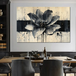 Nocturnal Blossom Drifts - NicheCanvas