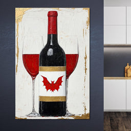 Bat Wine - NicheCanvas