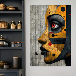 Mechanized Visage Unveiled - Cole Williams - NicheCanvas