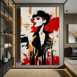 Rebellion in Sable Tones - NicheCanvas