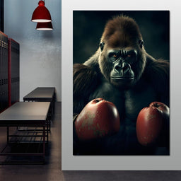 Primate Pugilist - NicheCanvas