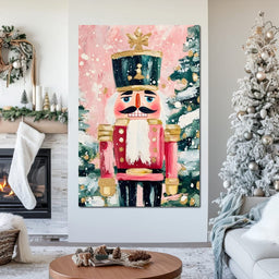 Festive Nutcracker Snow Parade - NicheCanvas