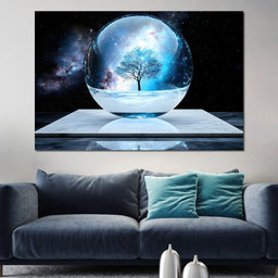 Celestial Reflection Sphere Tree - NicheCanvas