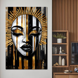 Golden Radiance Masked Essence - NicheCanvas