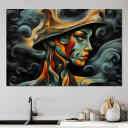 The Swirl of Thought - TooplesArt - NicheCanvas