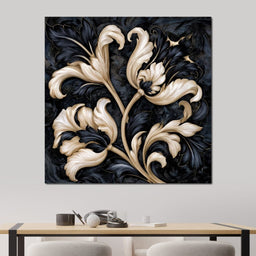 Ivory Baroque Bloom - TooplesArt - NicheCanvas