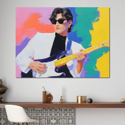 Electric Daydream Guitar Solo - NicheCanvas