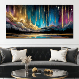 Celestial Rain Of Starlight - NicheCanvas