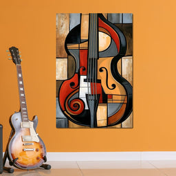 Rhythm of Fragmented Geometric Strings - NicheCanvas