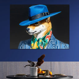 Canine Dapper Delight - NicheCanvas