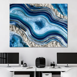 Frozen Currents Of Liquid Metal - NicheCanvas