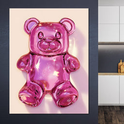 Pink Bear Gummy - NicheCanvas