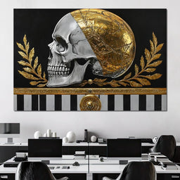 Golden Echoes of Time - NicheCanvas