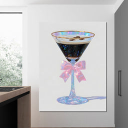 Iridescent Espresso Martini Bow - NicheCanvas
