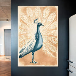 Gilded Plumes Of The Regal Display - NicheCanvas
