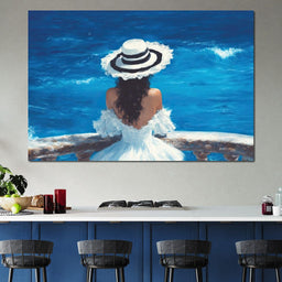 Oceanic Reverie By The Sea - NicheCanvas