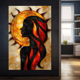 Solar Siren of the Flames - NicheCanvas