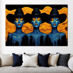 Electric Trinity - TooplesArt - NicheCanvas