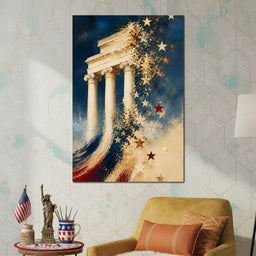 Stellar Pillars Of Democracy - NicheCanvas